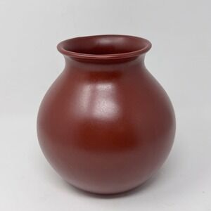 Pottery Barn Portugal Ceramic Vase – Red Brown